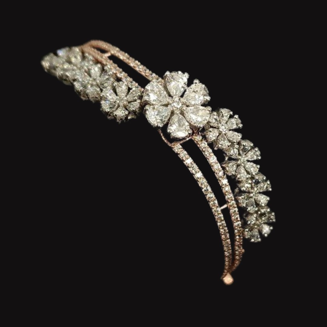 Kimtee Jewellers - Golden Blossom Kada